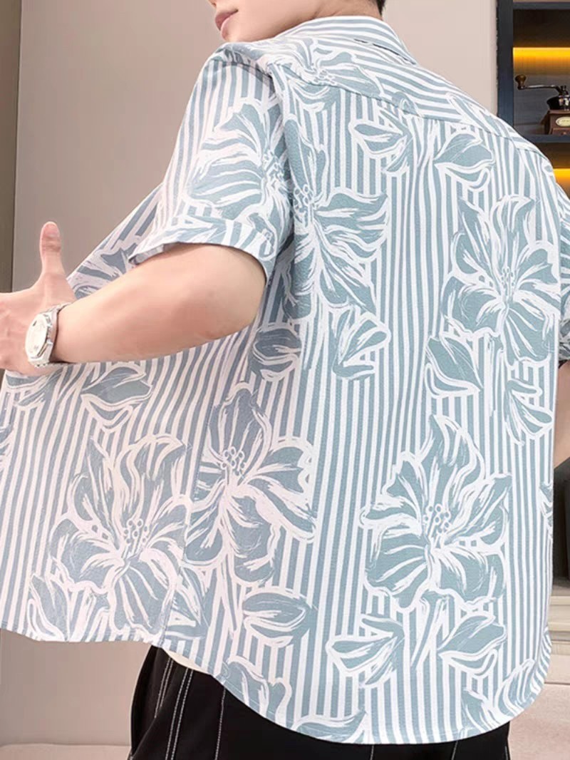 花朵的衬衫 休闲款